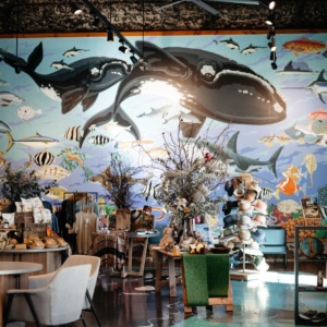 04 Murals Local Sea Life And Mother And Calf
