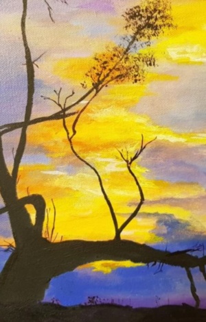 Sala Dianne Assheton Sun Set Painting