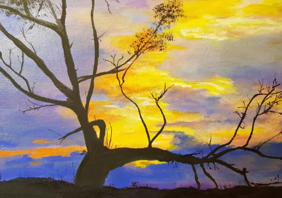 Sala Dianne Assheton Sun Set Painting