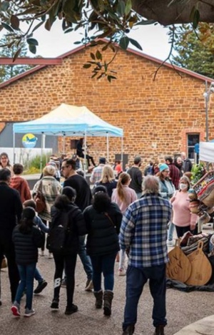 Artisan Market Event Crowd