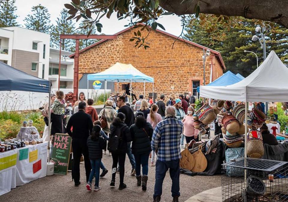 Artisan Market Event Crowd