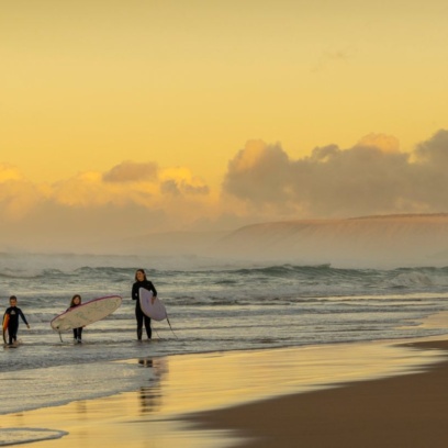 Surfing At Waitpinga
