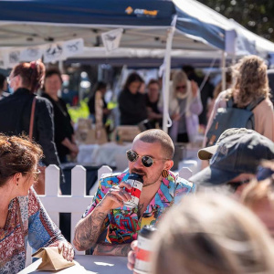 Victor Harbor Artisan Markets food stalls